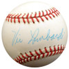 Vic Lombardi Autographed Official NL Baseball Brooklyn Dodgers Beckett BAS #F29407