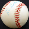 Vic Lombardi Autographed Official NL Baseball Brooklyn Dodgers Beckett BAS #F29407