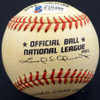 Lee Lacy Autographed Official NL Baseball Los Angeles Dodgers, Pittsburgh Pirates Beckett BAS #F29480