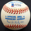 Freddie Sanford Autographed Official AL Baseball St. Louis Browns, New York Yankees Beckett BAS #F27640