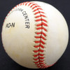 Elmer Valo Autographed Official NL Baseball Brooklyn Dodgers, New York Yankees Beckett BAS #F27773