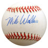 Mike Wallace Autographed Official AL Baseball New York Yankees, St. Louis Cardinals Beckett BAS #F27814
