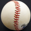 Dave "Davey" Williams Autographed Official NL Baseball New York Giants Beckett BAS #F27902