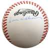 Dave "Davey" Williams Autographed Official NL Baseball New York Giants Beckett BAS #F27903