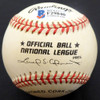 Steve Ridzik Autographed Official NL Baseball Philadelphia Phillies Beckett BAS #F29840