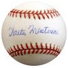 Walter Masterson Autographed Official AL Baseball Boston Red Sox, Detroit Tigers Beckett BAS #F27019
