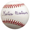 Walter Masterson Autographed Official League Baseball Boston Red Sox, Detroit Tigers Beckett BAS #F27022