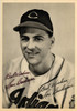 Lou Boudreau Autographed 6.5x9 Photo Picture Pack 1948 Cleveland Indians "Best Wishes" Beckett BAS #F98269