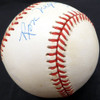 Ron Negray Autographed Official NL Baseball Brooklyn Dodgers Beckett BAS #E48369