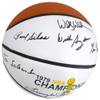 1978-79 NBA Champions Seattle Supersonics Multi Signed Autographed Basketball With 9 Signatures Including Fred Brown & Lenny Wilkens "HOF 89, 98, 10" MCS Holo Stock #145852
