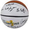 1978-79 NBA Champions Seattle Supersonics Multi Signed Autographed Basketball With 9 Signatures Including Fred Brown & Lenny Wilkens "HOF 89, 98, 10" MCS Holo Stock #145852