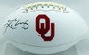 Kyler Murray Autographed Oklahoma Sooners White Logo Football Beckett BAS Stock #145895