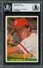 Jeff Jones Autographed 1984 Donruss Rookie Card #262 Cincinnati Reds "To Patrick" Beckett BAS #11076789