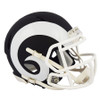 Los Angeles Rams Unsigned Flat Matte Black Speed Mini Helmet Stock #148093