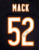 Chicago Bears Khalil Mack Autographed Blue Nike Jersey Size L Beckett BAS Stock #148304