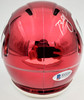 Billy Sims Autographed Oklahoma Sooners Chrome Speed Mini Helmet "78 Heisman" Beckett BAS Stock #149118