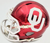 Billy Sims Autographed Oklahoma Sooners Chrome Speed Mini Helmet "78 Heisman" Beckett BAS Stock #149118