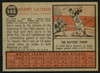 Barry Latman Autographed 1962 Topps Card #145 Cleveland Indians SKU #149654