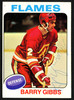 Barry Gibbs Autographed 1975-76 Topps Card #214 Atlanta Flames SKU #149963