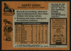 Barry Gibbs Autographed 1975-76 Topps Card #214 Atlanta Flames SKU #149963