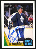 Vin Damphousse Autographed 1987-88 O-Pee-Chee Rookie Card #243 Toronto Maple Leafs SKU #150174