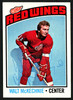 Walt McKechnie Autographed 1976-77 Topps Card #196 Detroit Red Wings SKU #150188