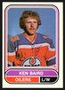 Ken Baird Autographed 1975-76 WHA O-Pee-Chee Rookie Card #37 Edmonton Oilers SKU #151400