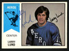 Larry Lund Autographed 1974-75 WHA O-Pee-Chee Card #22 Houston Aeros SKU #151907