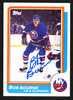 Bob Bourne Autographed 1986-87 Topps Card #14 New York Islanders SKU #151935