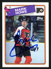 Mark Howe Autographed 1988-89 Topps Card #6 Philadelphia Flyers SKU #152018
