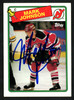 Mark Johnson Autographed 1988-89 Topps Card #45 New Jersey Devils SKU #152022