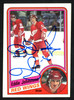 Ed "Eddie" Johnstone Autographed 1984-85 Topps Card #43 Detroit Red Wings SKU #152058