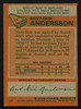 Kent-Erik Andersson Autographed 1978-79 Topps Rookie Card #17 Minnesota North Stars SKU #153509