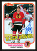 Tim Higgins Autographed 1981-82 Topps Card #69 Chicago Blackhawks SKU #153587