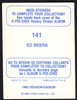 Ed Beers Autographed 1983-84 O-Pee-Chee Sticker Card #141 Calgary Flames SKU #154071