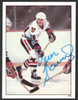 Denis Savard Autographed 1982-83 Topps Sticker Card #171 Chicago Blackhawks SKU #154076