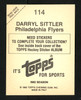 Darryl Sittler Autographed 1982-83 Topps Sticker Card #114 Philadelphia Flyers SKU #154110