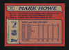 Mark Howe Autographed 1985-86 Topps Card #35 Philadelphia Flyers SKU #154136