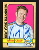 Terry Crisp Autographed 1972-73 Topps Card #103 New York Islanders SKU #154182