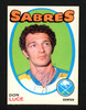 Don Luce Autographed 1971-72 O-Pee-Chee Rookie Card #166 Buffalo Sabres SKU #154222