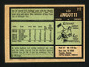 Lou Angotti Autographed 1971-72 O-Pee-Chee Card #212 Chicago Blackhawks SKU #154224