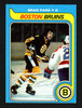 Brad Park Autographed 1979-80 Topps Card #23 Boston Bruins SKU #154291