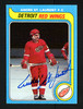 Andre St. Laurent Autographed 1979-80 Topps Card #73 Detroit Red Wings SKU #154304