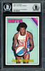 "Super John" Williamson Autographed 1975-76 Topps Card #251 New Jersey Nets Beckett BAS #11482148