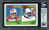 Kenneth Sims & Hugh Green Autographed 1988 Topps Box Bottom Card #D Beckett BAS #11482755