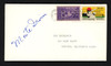 Monte Irvin Autographed 3.5x6.5 Postal Cover New York Giants SKU #156644