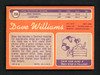 Dave Williams Autographed 1970 Topps Card #208 St. Louis Cardinals SKU #157058