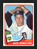 Jack Hamilton Autographed 1965 Topps Card #288 Detroit Tigers SKU #157112