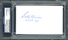 Scotty Morrison Autographed 3x5 Index Card NHL Referee & President "HHOF '99" PSA/DNA #83721092