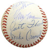 1960 Spring Training Autographed Official Baseball With 28 Total Signatures Including Curt Flood Beckett BAS #A52652